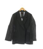 カオス CHAOS ペーパービスジャケット テーラードジャケット F ブラック /DF ■OS