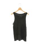 ニュートラルアンタイトルド Neutral Untitled 25SS TANK タンクトップ カットソー ノースリーブ M ブラック /DF ■OS