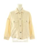 ルーニィ LOUNIE 40thショートジャケットブルゾン 七分袖 36 アイボリー /AT ■OS ■SH