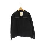 チェスティ Chesty フラワーライトジャケット ジップアップ 0 ブラック /HK ■OS