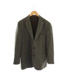 バーバリー ロンドン BURBERRY LONDON 千鳥格子柄ウール2B テーラードジャケット L グレー チャコール /ES ■OS