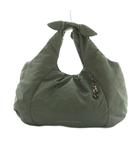 アンテプリマ ANTEPRIMA ハンドバッグ リボンハンドル ナイロン グレー /MI ■OS