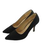 ガリャルダガランテ GALLARDAGALANTE パンプス ポインテッドトゥ スエード 36 23.0cm 黒 ブラック /MI ■OS