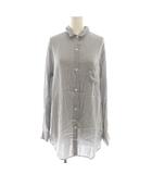 ミューズ ドゥーズィエム クラス MUSE de Deuxieme Classe ワイヤーウォッシュ シャツ ストライプ ダークネイビー ホワイト /DF ■OS