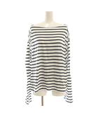 ミューズ ドゥーズィエム クラス MUSE de Deuxieme Classe 24SS Sheer BORDER プルオーバー カットソー ボーダー ホワイト ネイビー /CX ■OS