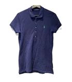 ラルフローレン RALPH LAUREN ポロシャツ Tシャツ ロゴ 半袖 M 紺 ネイビー ■FY