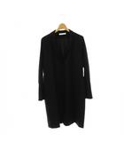 エヴァムエヴァ evam eva ウール ロングコート チェスター 2 ブラック /HK ■OS
