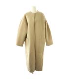 トゥデイフル TODAYFUL カラーレスボアコート ノーカラーコート 38 ベージュ /ES ■OS