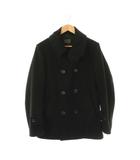 ブルーワーク BLUE WORK ウール混Pコート S ブラック /DO ■OS
