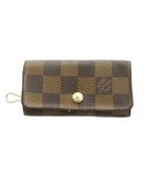 ルイヴィトン LOUIS VUITTON ミュルティクレ4 キーケース ダミエ 茶 ブラウン N62631 /SS ■OS