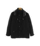 バーバリー ロンドン BURBERRY LONDON ダウンライナー付きジャケット ミリタリージャケット M ブラック /DF ■OS