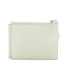メゾンマルジェラ Maison Margiela マネークリップ 財布 WALLET SLIM 2 PINCER 二つ折り カーフレザー レザー 本革 白 ホワイト SA1UI0018 /RI ■OS