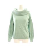 ブルーレーベルクレストブリッジ BLUE LABEL CRESTBRIDGE リボンタートルネック ニット プルオーバー 38 ミント /DF ■OS