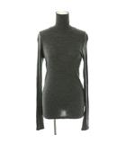 ミューズ ドゥーズィエム クラス MUSE de Deuxieme Classe タートルネックニット セーター 長袖 リブ 薄手 ウール ダークグレー /NR ■OS ■SH