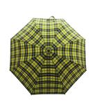 マッキントッシュ MACKINTOSH AYR 自動開閉 折りたたみ傘 雨傘 チェック柄 アンブレラ 黄色 /MI ■OS ■SH ユニセックス