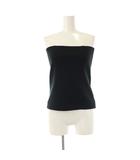 アパルトモン 24SS TC CURVY BUSTIER ニット ベアトップ ブラック /DF ■OS ■SH
