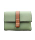 ロエベ LOEWE バーティカル ウォレット スモール 三つ折り財布 ローズマリー C660S86X01 /SS ■OS