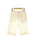 ドゥーズィエムクラス DEUXIEME CLASSE elegance mini パンツ ショートパンツ リネン混 36 ホワイト 白 /CX ■OS