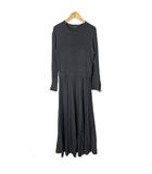 ミラオーウェン Mila Owen ニットプリーツワンピース ニットワンピース ワンピース 0 グレー ■FY