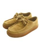 クラークス clarks Torhill Lo レースアップシューズ スエード US8 26.0cm ベージュ 26173471 /MI ■OS