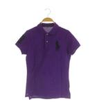ラルフローレン RALPH LAUREN 半袖ポロシャツ M パープル 紫 ビッグポニー ナンバー3 /MY ■OS