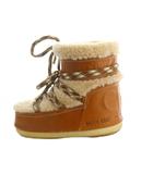 クロエ CHLOE × ムーンブーツ Moon Boot ムートンブーツ ショートブーツ EU35 22.0cm ベージュ アイボリー CHC21W534W025N35W /MI ■OS