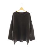 アパルトモン ドゥーズィエムクラス L'Appartement DEUXIEME CLASSE BF Knit ニット セーター 長袖 プルオーバー ウール ダークブラウン /NR ■OS