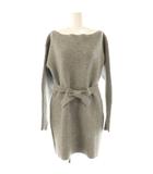 フレイアイディー FRAY I.D 25AW フォックスウールミニニットワンピース F グレー /ES ■OS ■SH