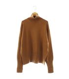 スタジオニコルソン STUDIO NICHOLSON スウールコットンタートルネックニット セーター 0 オレンジブラウン /DO ■OS