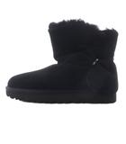 アグ オーストラリア UGG australia ショートムートンブーツ ロゴ 22cm 黒 ブラック /SR