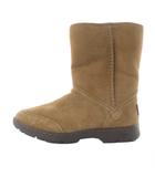 アグ オーストラリア UGG australia ムートンブーツ ショート ロゴ 23cm 茶色 ブラウン /SR