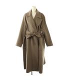 プラステ PLST ウールブレンドリバーロングコート S ココア /ES ■OS