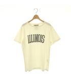 レミレリーフ REMI RELIEF 24SS ILLINOIS Tシャツ カットソー 半袖 ダメージ加工 L オフホワイト /HK ■OS