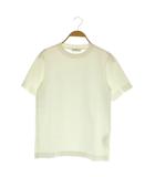 エイトン ATON 23AW コットンTシャツ 半袖 クルーネック 01 ホワイト /MY ■OS