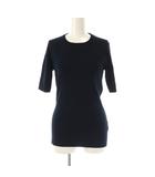 ミューズ ドゥーズィエム クラス MUSE de Deuxieme Classe Diner B RIB Tシャツ ニット カットソー 半袖 リブ 紺 /NR ■OS