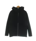 ジルサンダー JIL SANDER W BLOUSON 08 DB フーデッド ウール ジャケット ブルゾン ジップアップ 44 S 黒 ブラック /NR ■OS ■AD