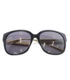 サングラス ロゴ 57□18 140 黒 ブラック ゴールド色 Z0869E /SR ■OH