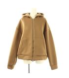 スピック&スパン Spick&Span 23AW ダンボールフードジップパーカー キャメル /DF ■OS