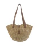 サンローラン パリ SAINT LAURENT PARIS パニエ スモールクロシェ かごバッグ トートバッグ ラフィア ナチュラル 685618 /YO16 ■OH