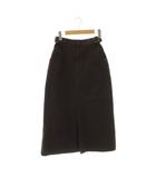 ルーニィ LOUNIE 25年 ニードルパンチデニムスカート 36 ブラウン /DO ■OS