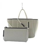 ステイトオブエスケープ STATE OF ESCAPE プティエスケープ トートバッグ ショルダーバッグ 2way 斜め掛け ネオプレン ポーチ付き ホワイト /YO35