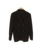 バーバリーズブルーレーベル Burberry's BLUE LABEL Pコート ジャケット テーラード ウール混 38 茶 /NR ■OS