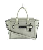 コーチ COACH スワッガー27 2WAY ハンドバッグ ショルダーバッグ シルバーカラー 34816 /MI ■OS