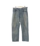 オーラリー AURALEE SELVEDGE FADED LIGHT DENIM WIDE PANTSデニムパンツ ジーンズ ワイド 3 ライトブルー A25SP03DE /CX ■OS