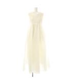  ブルレア BLUELEA Jacquard long dress ドレス ワンピース ロング ノースリーブ 36 ホワイト /HK ■OS