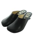 ロエベ LOEWE TOY MULE サンダル ミュール ヒール 37 黒 ブラック L814379X28 /AQ ■OS