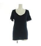 サカイラック sacai luck サテンスリーブ カットソー 半袖 2 ネイビー /MY ■OS