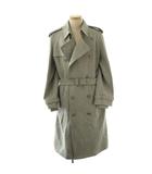 バーバリー ロンドン BURBERRY LONDON Riccardo Tisci 期 スウェット トレンチコート アウター コットン 48 グレー /NR ■OS