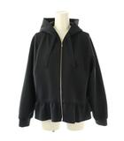 アナイ ANAYI 24SS ダブルジャージーパーカー ブルゾン 38 ダークネイビー /ES ■OS