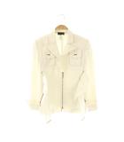 フェンディ FENDI ジップデザインジャケット アウター 42 白 /NR ■OS ■SH